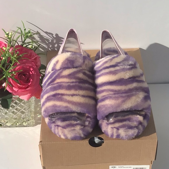UGG Fluff Yeah Slide Zebra - Picture 6 of 13